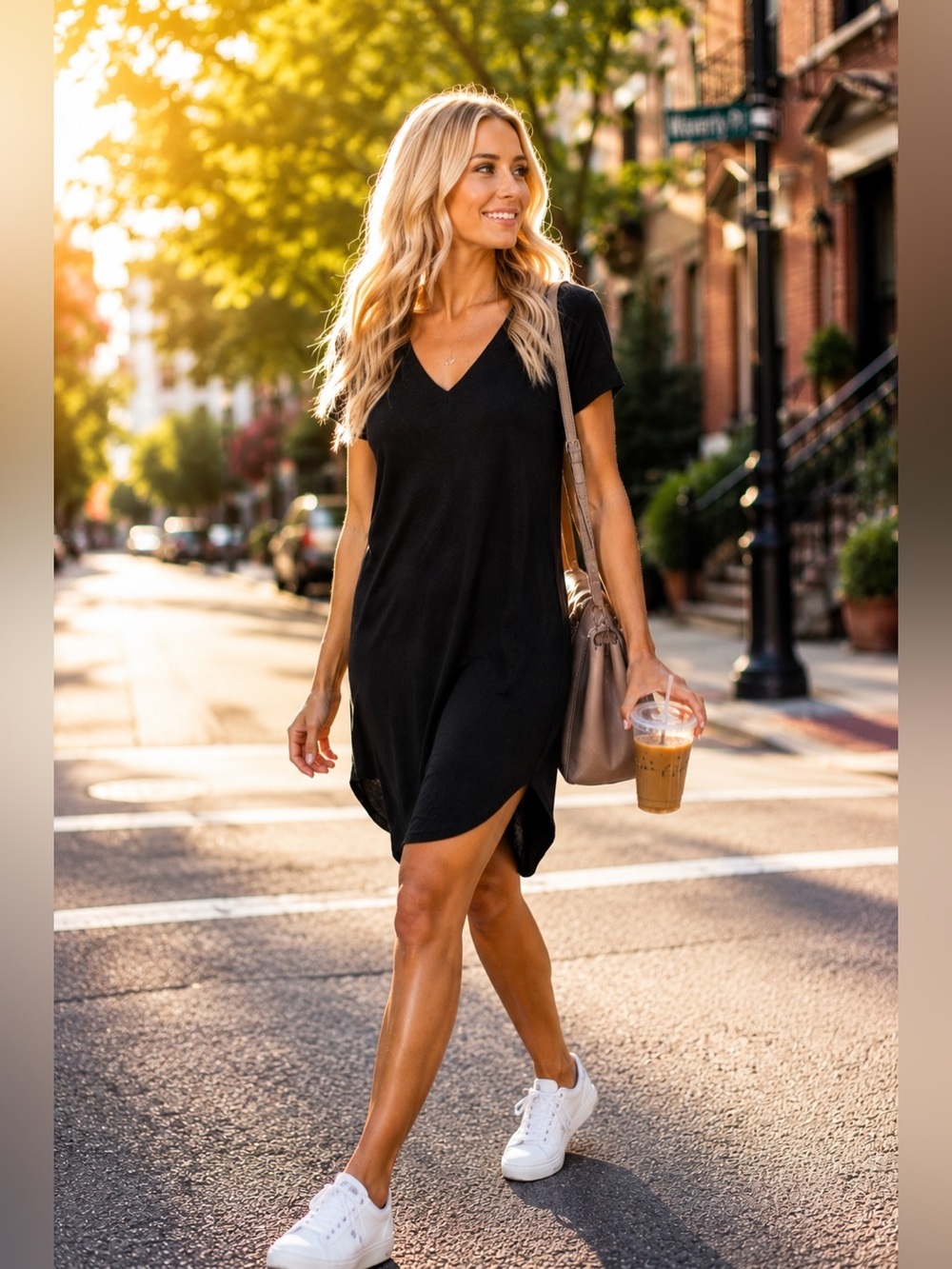 Cloth & Stone Black Shirt Dress